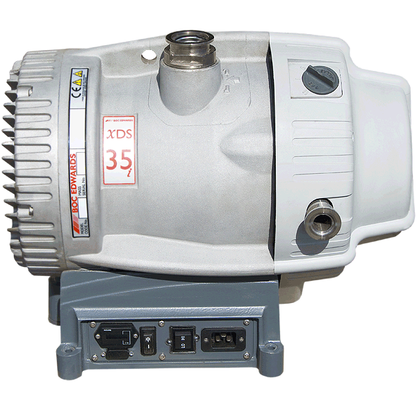 Edwards XDS 35i Dry Vacuum Pump 20.6 CFM with an IEC60320 Connector,  100-120 V / 200-230 V, Single Phase, A73001983